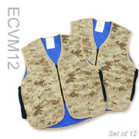 12 Evaporative Cooling Military Vests Kit