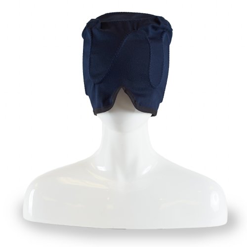 A mannequin head is shown wearing an Active Ice® Cooling Extended Head Cap