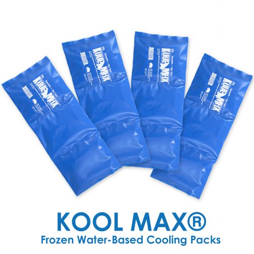 Adjustable "One Size Fits Most" Poncho Cooling Vest with (4) Long Kool Max® Pack Strips