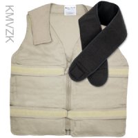 Kool Max&trade; Zipper Vest and Cooling Neck Wrap