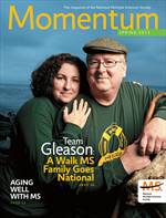 National Multiple Sclerosis Society Momentum Magazine Cover