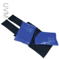 Soft ice medium universal joint compression wrap with two soft ice 6 x 9 inch cold/hot packs