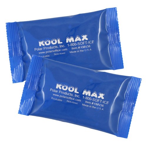 Two Kool Max 3 x 6 inch cold packs