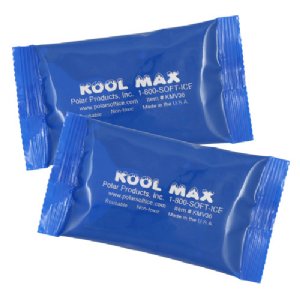 Two Kool Max 3 x 6 inch cold packs