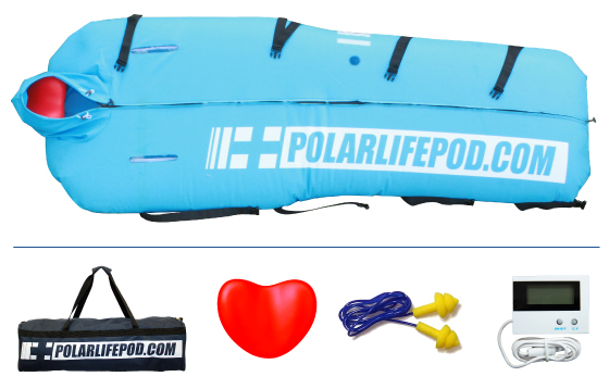 Everything included with the Polar Life Pod