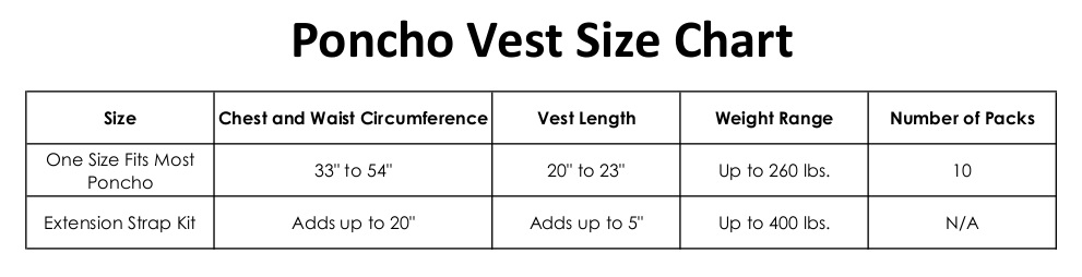 Us Vest Size Chart