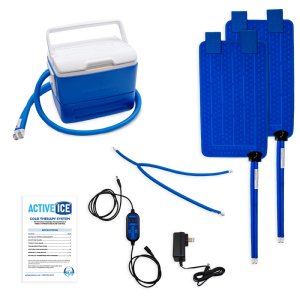 Polar Active Ice® 3.0 Double Full Circumference Knee Cold Therapy System, 9-Quart Cooling Reservoir