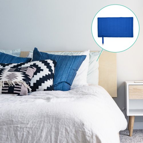 Active Ice 3.0 Blanket Cold Therapy system with blue 15 Quart Cooler by itself against a white background