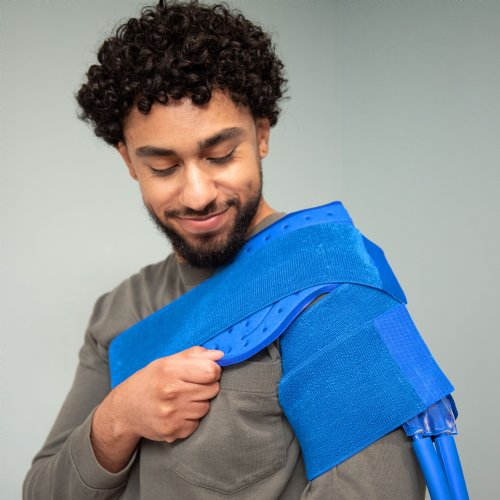 Active Ice cold water cyrotherapy Pad  is shown 