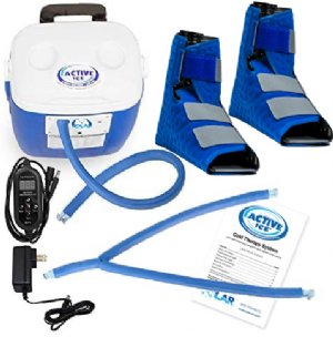 Polar Active IceÂ®ï¸ 3.0 Double Upper Foot & Ankle Cold Therapy System, 16-Quart Cooling Reservoir