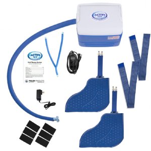Polar Active Ice®️ 3.0 Double Full Coverage Foot + Ankle Cold Therapy System, 9-Quart Cooling Reservoir