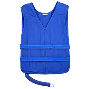 Blue Cool Flow heavy duty, adjustable, circulating cold water cooling vest with 1 foot of insulated tubing