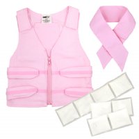 Cool Kids™ Toddler Cooling Kit with Vest, Neck Wrap, Extra Packs