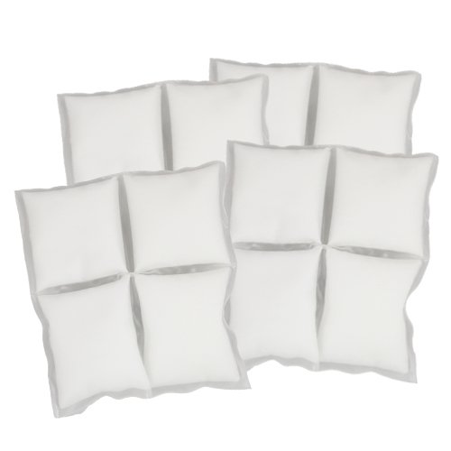 Four Cool58 6 x 6 inch phase change cooling packs