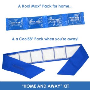 "Home and Away" Deluxe Cooling Neck Wrap with Kool Max® Packs & Cool58® Packs