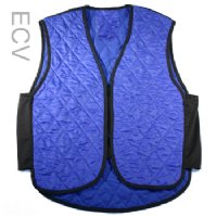 Blue evaporative cooling vest