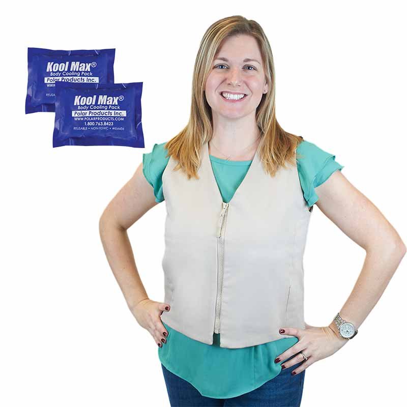 Womens Fashion Cooling Vest with Kool Max® Packs Polar Products