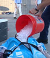 Putting ice in Polar Life Pod