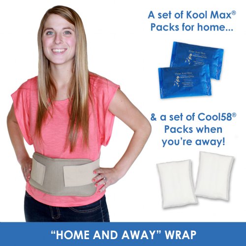 Polar's "Home and Away" Secrets Torso Cooling Wrap with Kool Max® Packs & Cool58® Packs