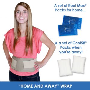 Polar's "Home and Away" Secrets Torso Cooling Wrap with Kool Max® Packs & Cool58® Packs