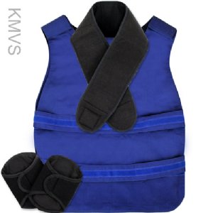  Kool Max® Poncho Vest Kit with Vest, Neck Wrap, Wrist Wraps, Extra Packs