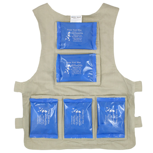 Cooling packs outlet for body