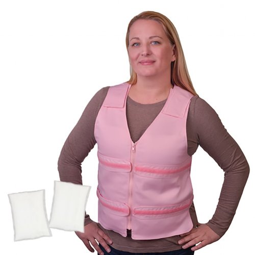 CoolOR® Adjustable Zipper Cooling Vest with (5-12) Small Cool58® Packs