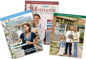 Multiple Sclerosis Association of America Motivator Magazine Cover