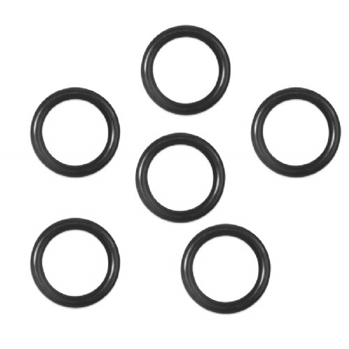 six orings are shown enlarged for detail
