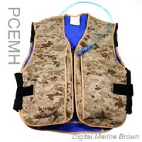 Military Phase Change & Evaporative Vest with Hydration Bladder