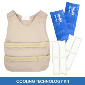 Polar Technology Kit - Poncho Vest with 6" x 15" Kool Max® and Cool58® Packs
