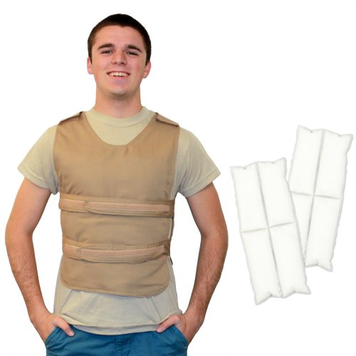 Adjustable "One Size Fits Most" Poncho Cooling Vest with (4) Long Cool58® Phase Change Pack Strips
