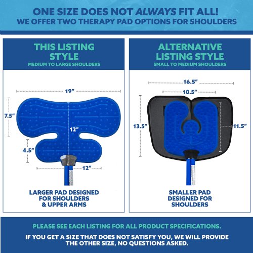 Active Ice cold water cyrotherapy Pad  is shown 