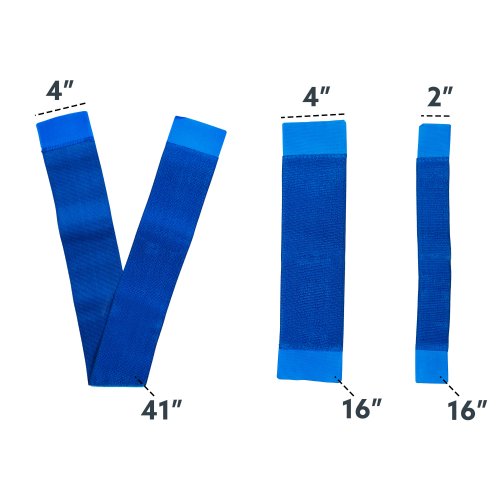 Shoulder Therapy Pad Belt Set shown by themselves