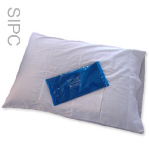 Soft ice pillow case with soft ice 6 x 12 inch cold/hot therapy pack