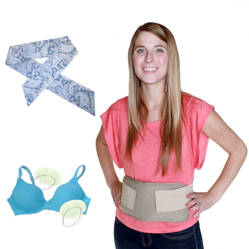 Cool58® Secrets Kit with Torso Wrap, Neck Wrap, Bra Coolers