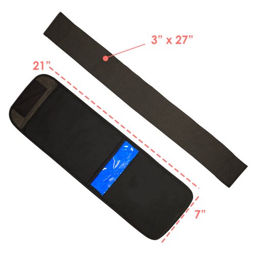 dimensions of the therapy ice pack cold compression wrap 