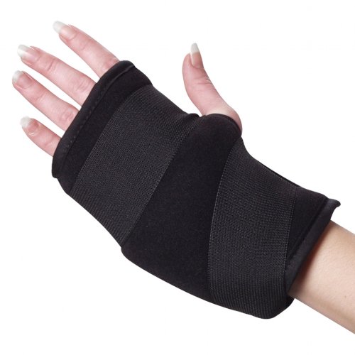 sports hot cold gel ice pack compression worn on the wrist 