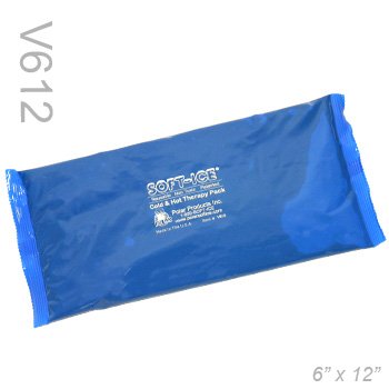 Soft ice 6 x 12 inch cold/hot therapy pack